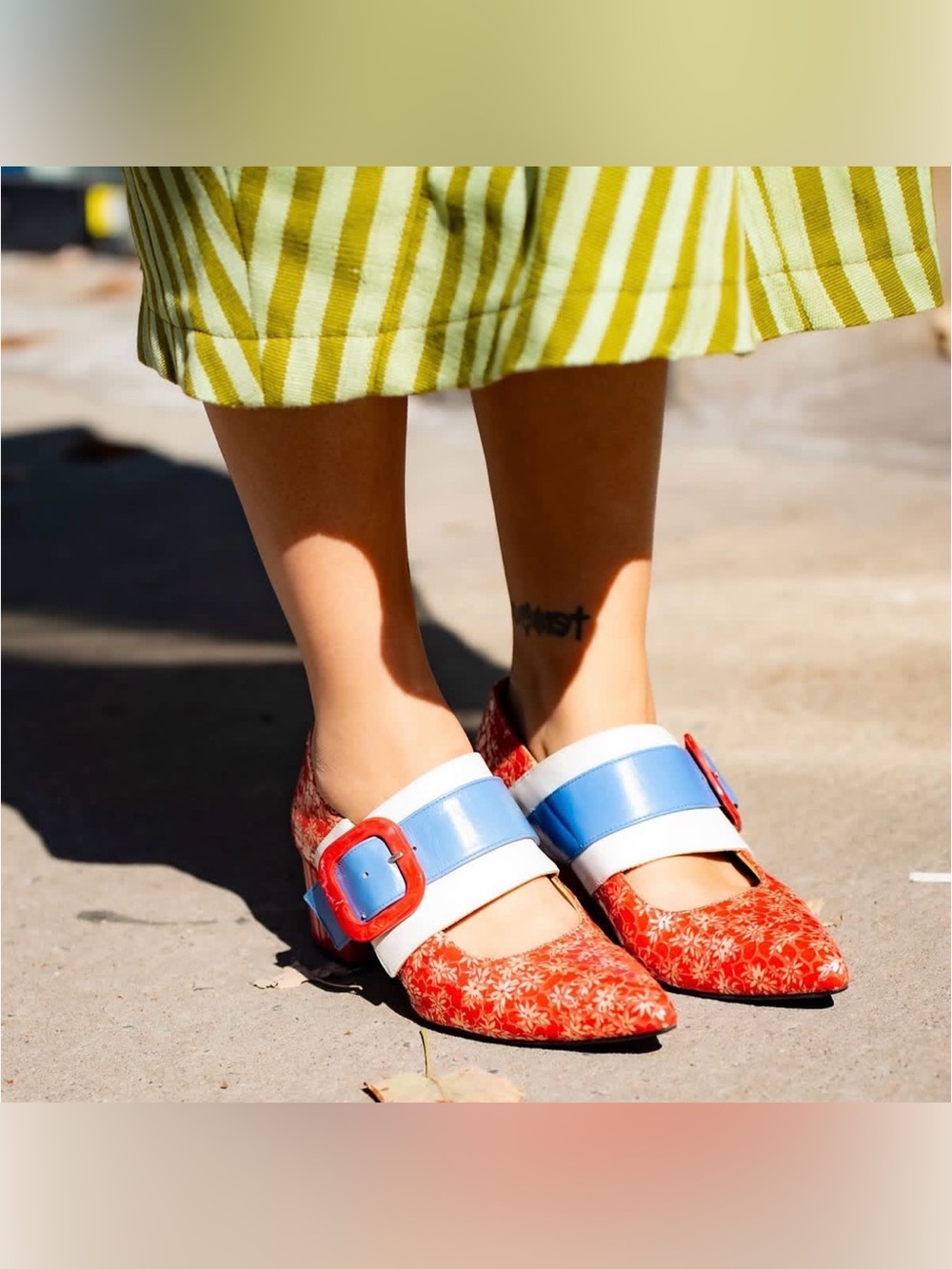 John Fluevog Effortlessly Felicity Floral Mary Jane
